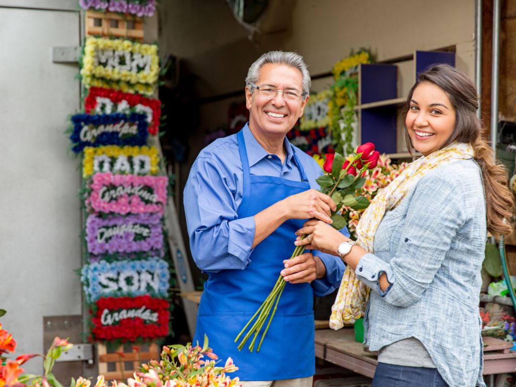 Reimagine Your Retirement: A Guide to the New Era of Retirement Planning 1 elderly flower shop owner